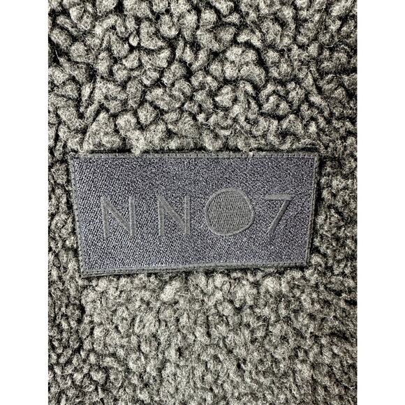 NN07 No Nationality Morten Sherpa Men's Size XXL Wool Fleece Jacket Dark Army - Picture 5 of 10